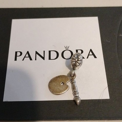 Pandora Plata Esterlina Artista Paleta Cuentas Cuelgantes con Circonitas de Colores 791268czmx - Imagen 2 de 4