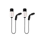 3 x Hirisi Carp Fishing Bobbins. White Swingers, bite indicators. B2029..