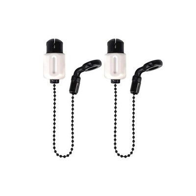 3 x Hirisi Carp Fishing Bobbins. White Swingers, bite indicators. B2029..