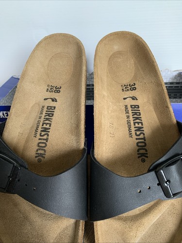 Sandalias Birkenstock Madrid negras para mujer EU 38 US 7 UK 5 - Imagen 9 de 18