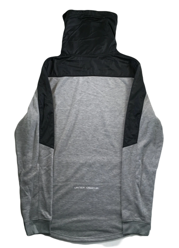 Under Armour Pursuit Cuello Embudo Terry Francés Pullover Sudadera Camisa DEFECTUOSA - Imagen 4 de 17