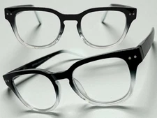 Classy Elegant Retro READING EYE GLASSES READERS For Men Women Black Frame +1.75
