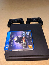 Sony PlayStation 4 Slim 500GB Black Console + 2 DualShock Controllers Bundle
