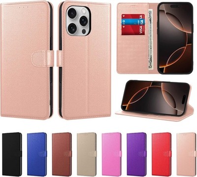 Für Apple iPhone 8 Apple iPhone 8 Plus Classic Leder Wallet Cover Book Case