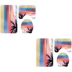  2 Count Toilettensitz Abdeckung Toilettenbrillenbezug Toilettenmatte