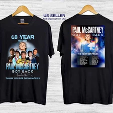 NEW Paul Mccartney Merch Tour 2025 North America Anniversary T-Shirt
