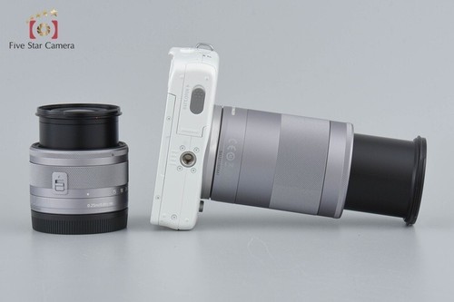 Canon EOS M10 Blanco 18.0 MP Cámara Digital Sin Espejo 15-45 55-200 Lentes... - Imagen 9 de 18