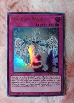 Yu-Gi-Oh! Stardust Wish DUPO-EN007 Ultra Rare 1st Edition Duel Power