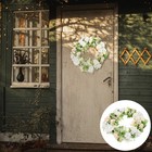 1Pc Simulated Peony Wreath Wedding Layout Hanging Wreath Door Window Garland