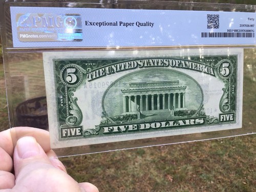 1934-A 🌠Star Note $5 Silver Certificate PMG 40 EPQ Extremely Fine Condition 🌠 - Picture 2 of 5