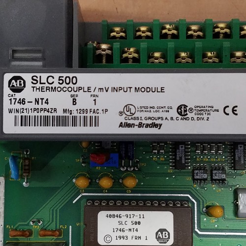 Allen Bradley 1746-NT4 Series B FRN 1 Thermocouple / mV Input Module - USED - Picture 2 of 9