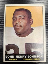 1961 Topps #105 John Henry Johnson - Pittsburgh Steelers