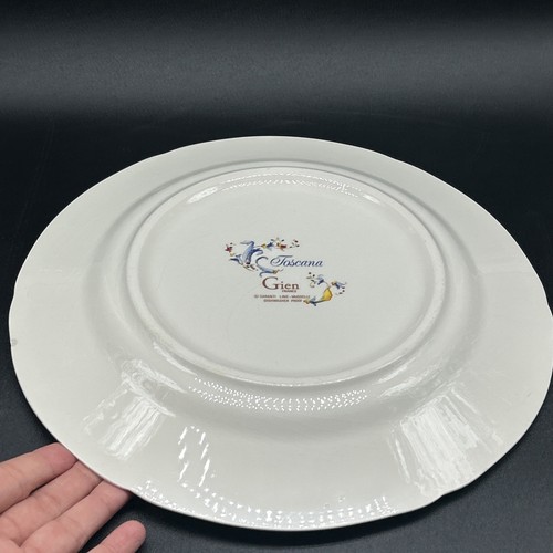 Gien Toscana France Dinner Plate Stained Crazed Chipped(Underside) 11 1/4” - Picture 7 of 13