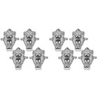 2 PCS Schmuckkastchen Schmuk Kiste Eckenschutz Aus Metall Möbel Eckschutz