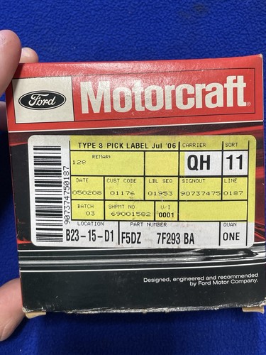 Sensor interruptor de seguridad neutro Ford Genuino NOS Motorcraft F5DZ-7F293-BA, SW-5198 - Imagen 3 de 9