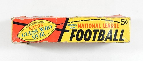 1966 Philadelphia Football Empty 5 Cent Display Box - Picture 4 of 5