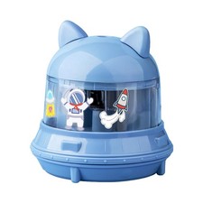 Blue Electric Pencil Sharpener Cartoon Battery Powered Electric Pencil Sharpener