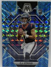 2023 Panini Mosaic - Rookies C.J. Stroud #292 Reactive Blue Mosaic Prizm (RC)
