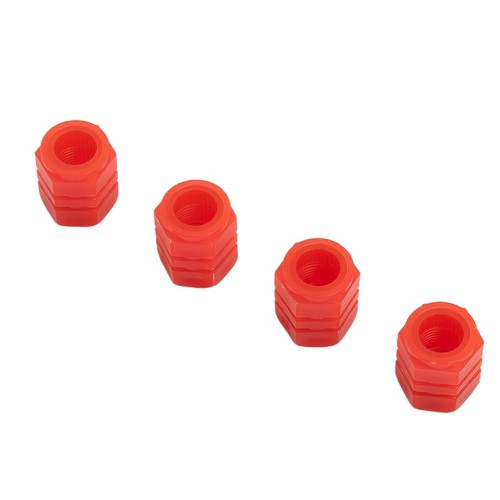 Valve Stem Covers Tire Valves Cap Covers Wheel Decoration ABS Brand New Car Red - Picture 11 of 12