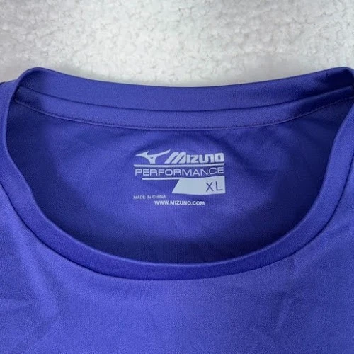 Футболка мужская Mizuno Performance XL фиолетовая с коротким рукавом спортивная беговая футболка - Изображение 3 из 4