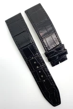 Jaeger LeCoultre 21mm x 20mm Black Alligator Watch Strap Band Authentic OEM JLC
