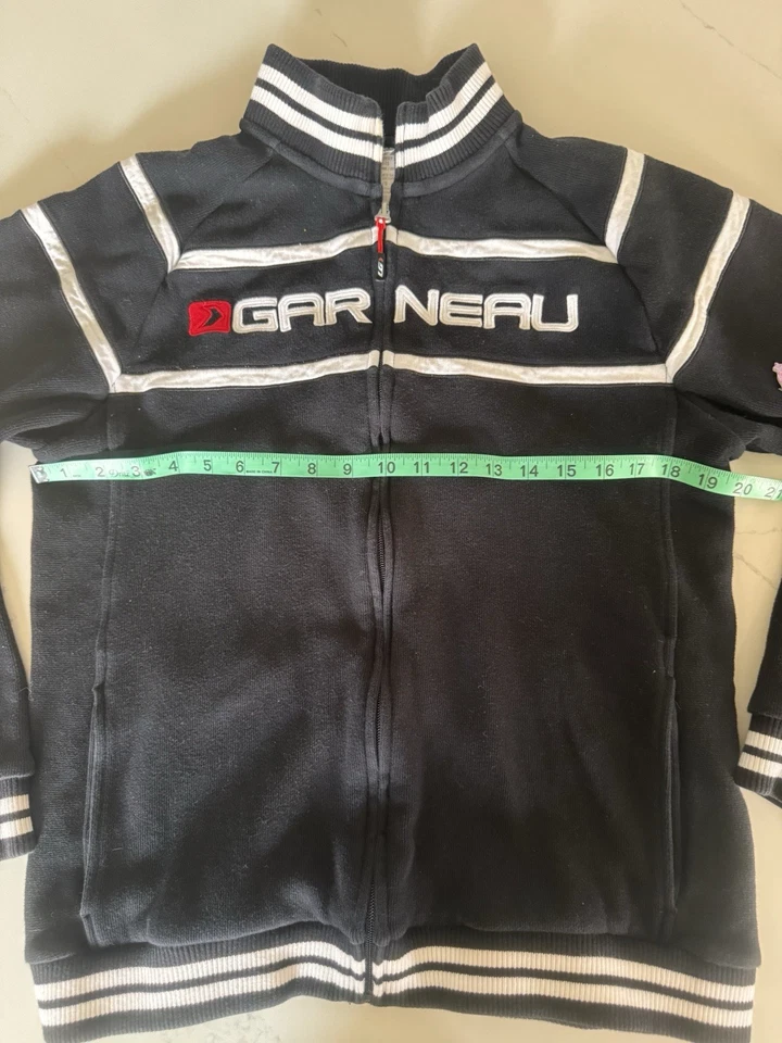 Chaqueta deportiva Louis Garneau vintage 30th "Jersey" - talla L negra usada Foto 4 de 4