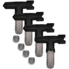 4 Stück Airless-Farbspritzgerät-Spitze, Airless-Farbspritzgerät-Aufsatz-Zubehör