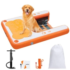 Dog Pool Ramp, Safe Pool Ramp for Dogs Up to 200lbs, 2025 New Dog Boat Ramps ...