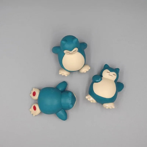 Set 5 Pezzi Mini Figure Snorlax - Giocattoli Snorlax - Decorazioni Snorlax Carine. - Foto 4 di 6