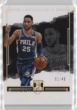 2017-18 Panini Impeccable Holo Silver /49 Ben Simmons #7 rf2