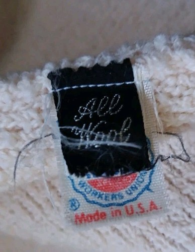 1960s Adolfo Neiman Marcus Wool Cardigan Top Sweater Union Made In USA Women M/L - Bild 5 von 10