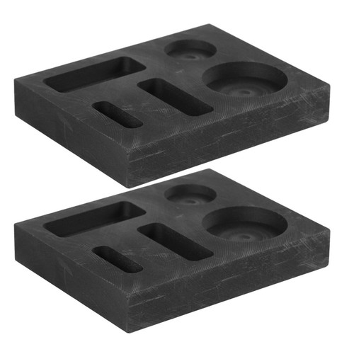 2pcs Graphite Mold: Heat-Resistant Graphite Casting Molds 5-Slots for Metal - Picture 8 of 12