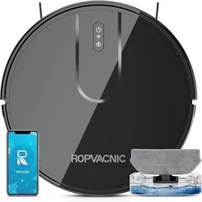 ROPVACNIC S1 Smart Robot Vacuum Cleaner and Mop Combo with 4000Pa Suction