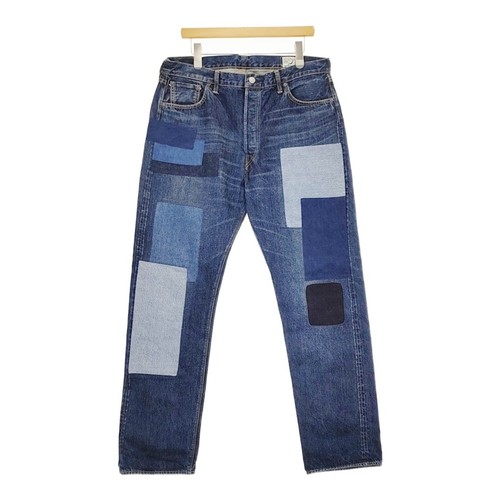 Pantalones de mezclilla con retazos talla 5/Xxl Denim con vigas/o vigas lentas pedido especial Monroe