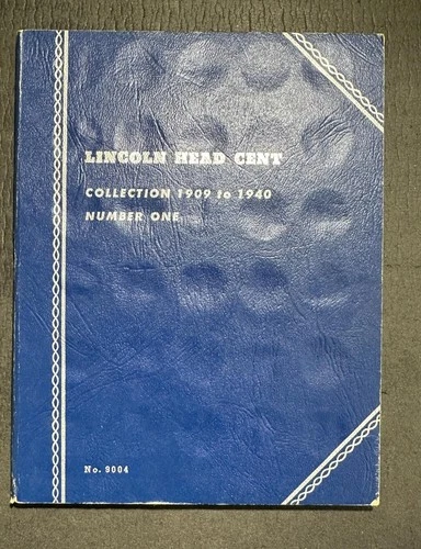 1910-1940PDS US LINCOLN CENT Set of 62 Different w/Album! #11 Old US Coins!