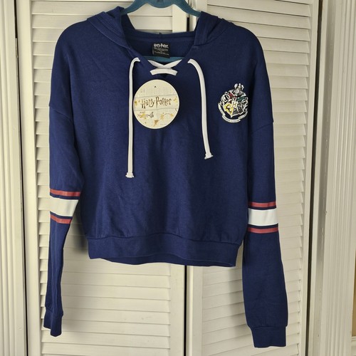 NWT Harry Potter Girls Navy Hogwarts Hoodie XL 18