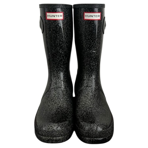 Stivali da pioggia Hunter originali corti lucidi Starcloud taglia 11 colore nero/multi - Foto 4 di 6