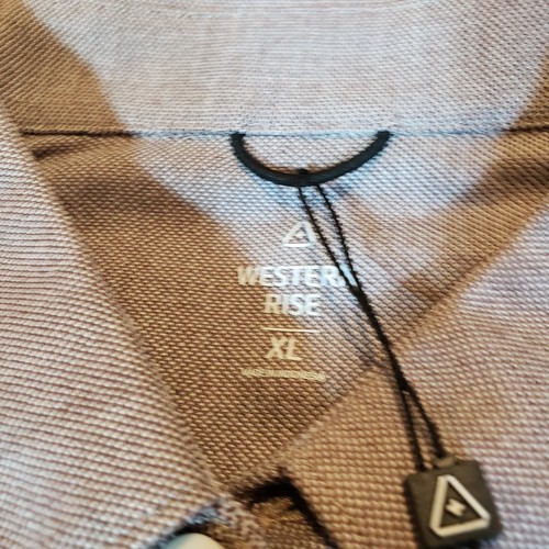 NWT Western Rise Men's XL Limitless Merino Wool blend Shirt Wicking Burgundy - Picture 5 of 11