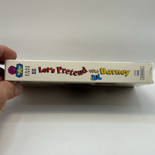 Barney & Friends Let's Pretend with Barney VHS 1993 Video Rare Show Canada Tape - Picture 8 of 9