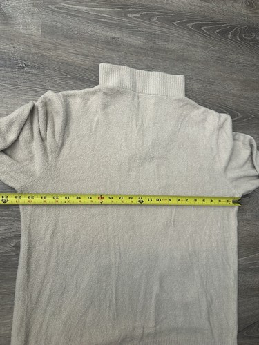 Barefoot Dreams CozyChic Lite Half Zip Pullover Sweater Women's XL Crème Tan - Picture 6 of 8