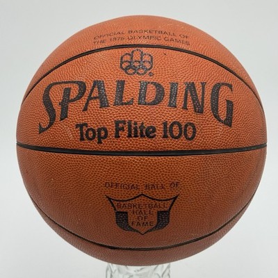 Vintage 1970s Spalding Top Flite 100 Last Bilt Basketball Official 1976 Olympics