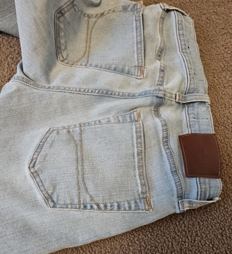 Hollister Super Skinny Jeans Womens Sz 29 x 30 Advance stretch light blue - Picture 9 of 9