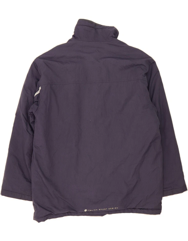 Chaqueta cortavientos holgada para hombre LOTTO UK 38/40 mediana azul marino CV10 Foto 2 de 3