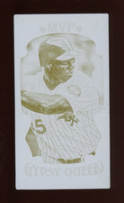 2016 Topps Gypsy Queen Yellow Printing Plate Mini Frank Thomas HOF 1/1