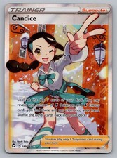 Candice (Full Art) Ultra Rare Pokemon SWSH12: Silver Tempest 189/195 NM