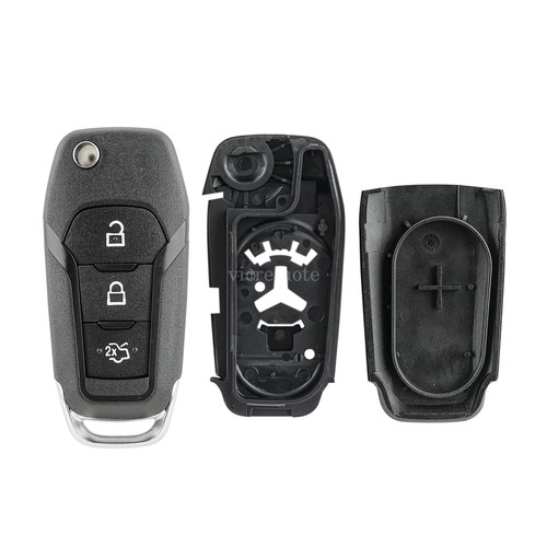 Auto Klapp Schlüssel Gehäuse 3 Tasten für Ford Focus Fiesta ab 2017 2018 + HU101 - Bild 4 von 9