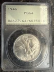 New Listing1946 Half Dollars Liberty Walking PCGS MS-64