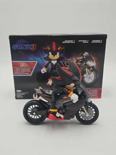JAKKS Pacific - Sonic the Hedgehog 3 (Movie) - SHADOW + MOTORCYCLE DAMAGED BOX - Picture 2 of 5
