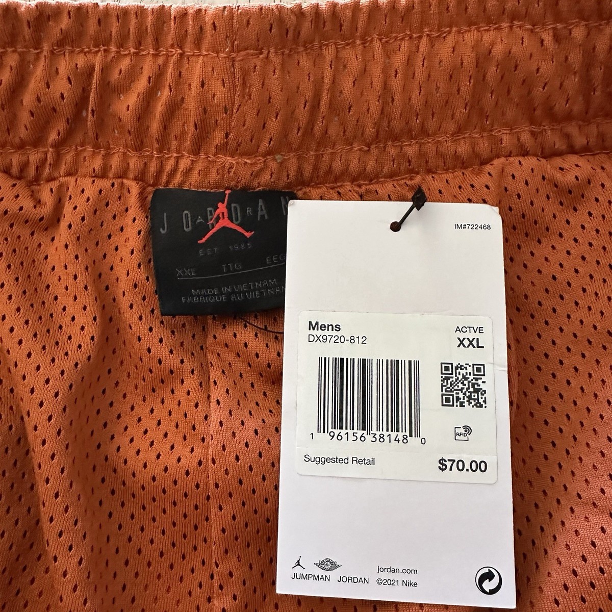 XL Nike Air Jordan Flight Artist Series Umar Rashid Shorts