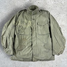 VTG 70s M-65 Field Jacket Vietnam Cold Weather US Army Coat Fits Medium OG-107